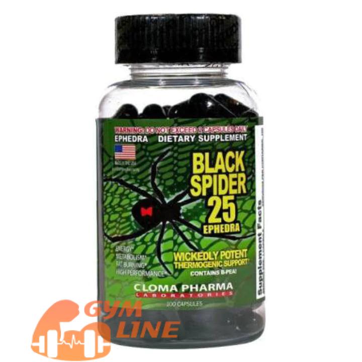 چربی سوز بلک اسپایدر 25 | Cloma Pharma Black Spider چربی سوز بلک اسپایدر 25 | Cloma Pharma Black Spider