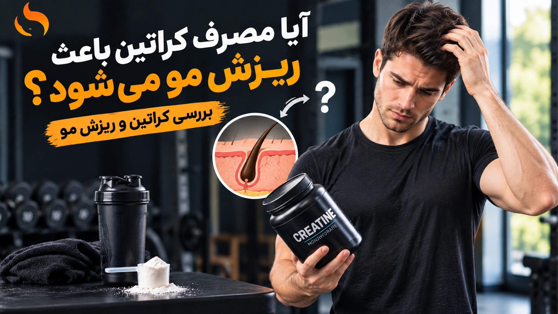 آیا مصرف کراتین باعث ریزش مو می شود؟ بررسی کراتین و ریزش مو